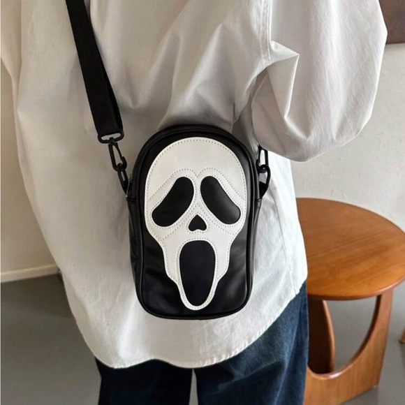 Ghost Face Crossbody Bag - Picture 2 of 6